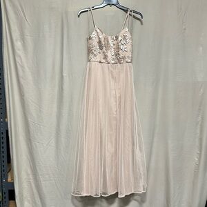 Amsale‎ Ida Dress Ice / Soft beige in color / Size 4 Box 4-13